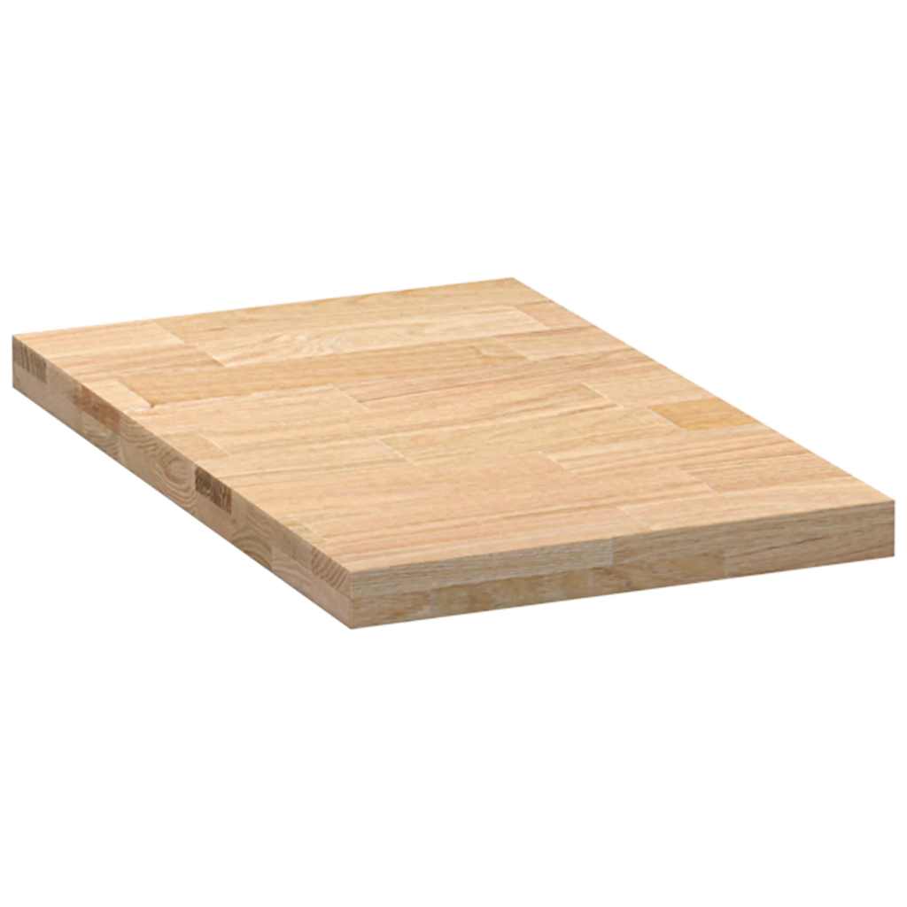 Plan de travail de cuisine bois de chêne massif rectangulaire