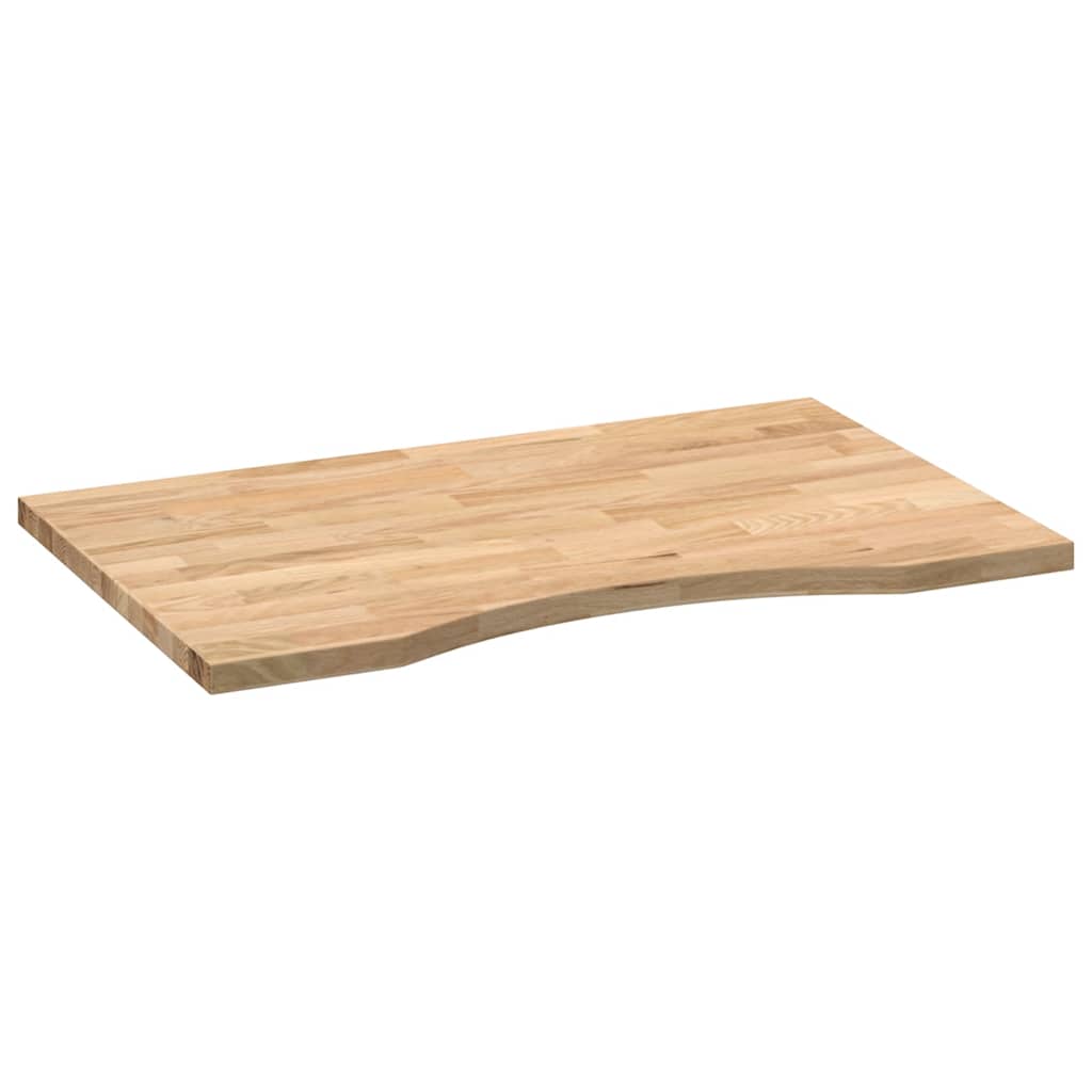 Dessus de bureau non traité bois massif de chêne rectangulaire - XIOS