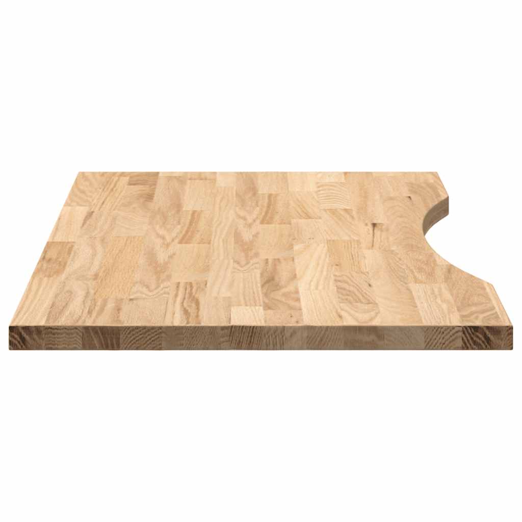 Dessus de bureau non traité bois massif de chêne rectangulaire - XIOS