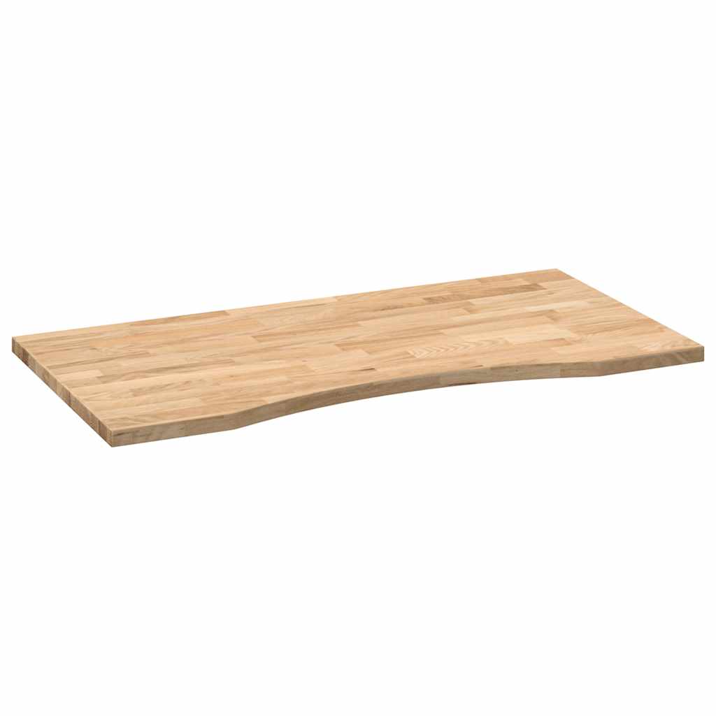 Dessus de bureau non traité bois massif de chêne rectangulaire - XIOS