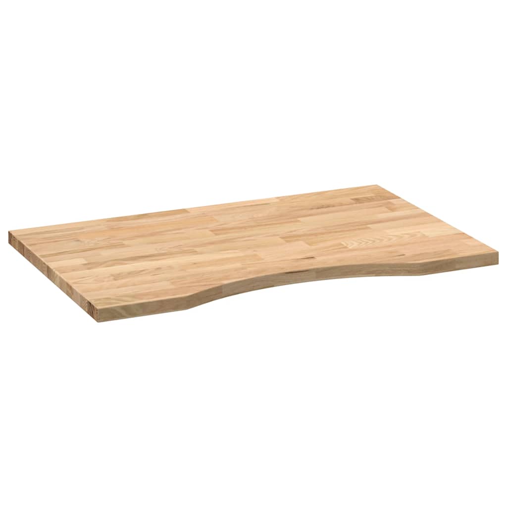 Dessus de bureau non traité bois massif de chêne rectangulaire - XIOS