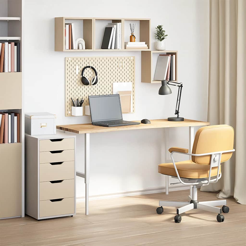 Dessus de bureau non traité bois massif de chêne rectangulaire - XIOS