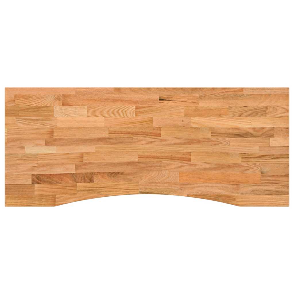 Dessus de bureau marron clair bois chêne massif rectangulaire - XIOS