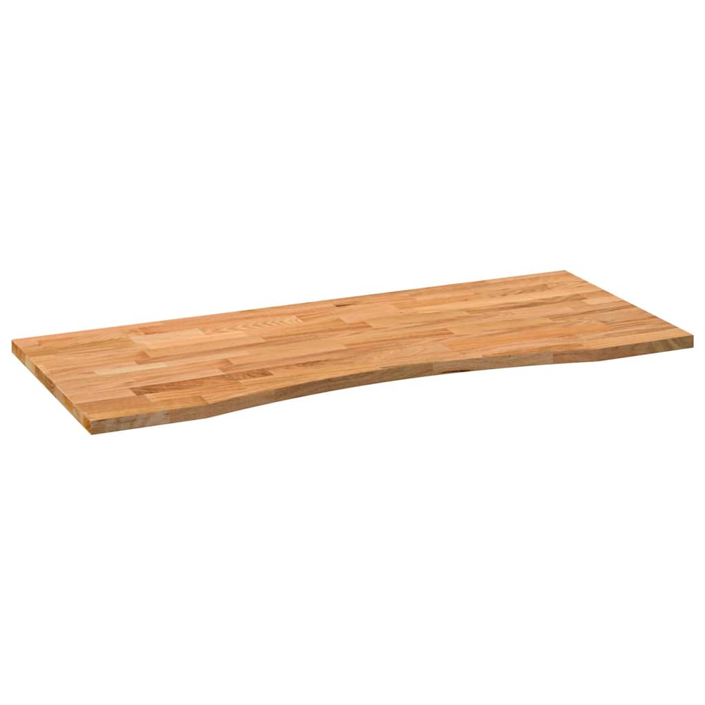 Dessus de bureau marron clair bois chêne massif rectangulaire - XIOS