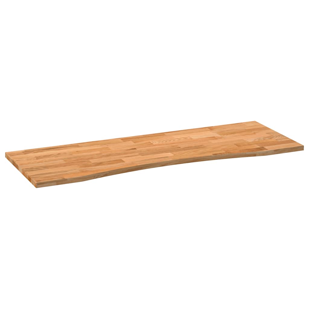 Dessus de bureau marron clair bois chêne massif rectangulaire - XIOS