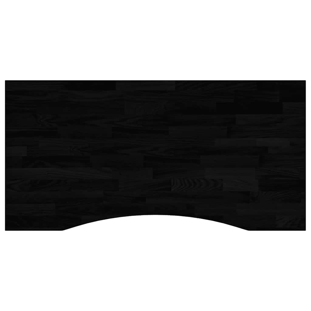 Dessus de bureau marron foncé bois chêne massif rectangulaire - XIOS