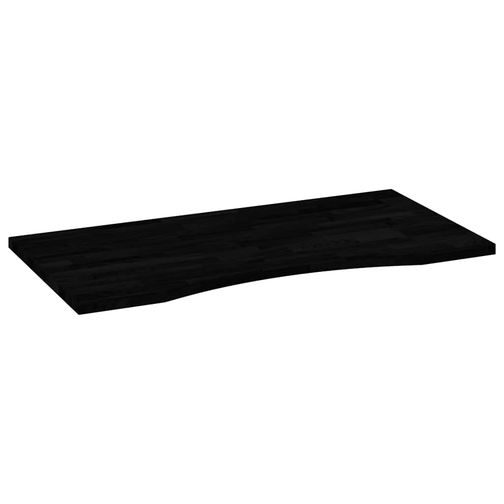 Dessus de bureau marron foncé bois chêne massif rectangulaire - XIOS