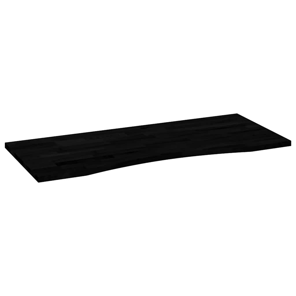 Dessus de bureau marron foncé bois chêne massif rectangulaire - XIOS