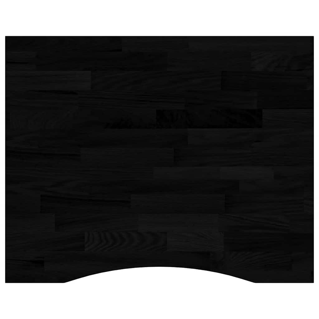 Dessus de bureau marron foncé bois chêne massif rectangulaire - XIOS