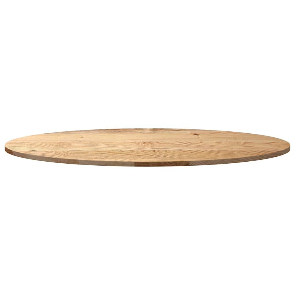 Dessus de table 120x60x2 cm bois de chêne massif ovale - XIOS