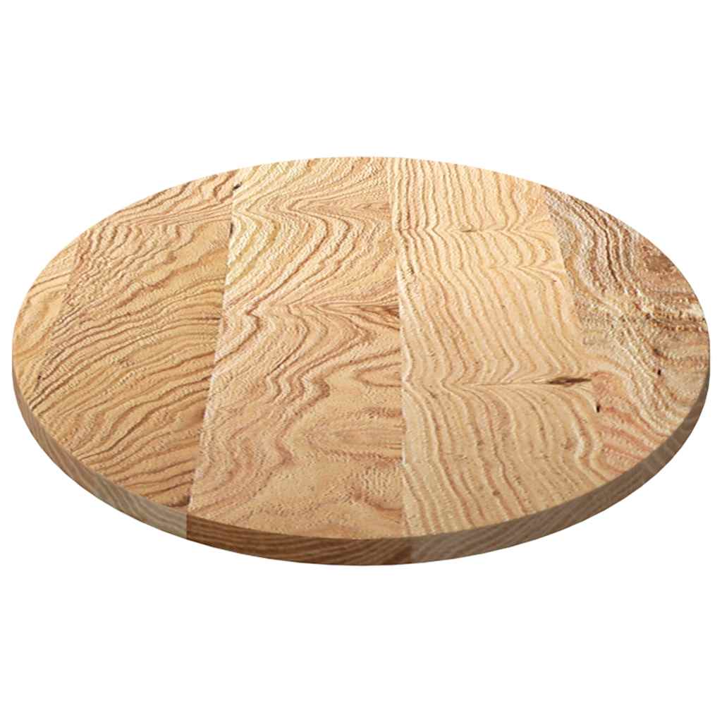 Dessus de table 120x60x2 cm bois de chêne massif ovale - XIOS