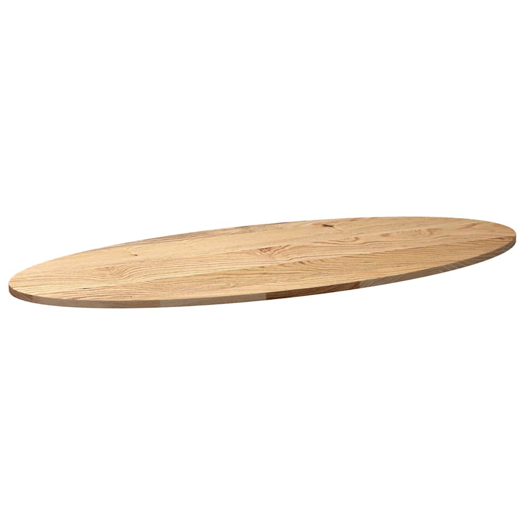 Dessus de table 140x60x2 cm bois de chêne massif ovale - XIOS