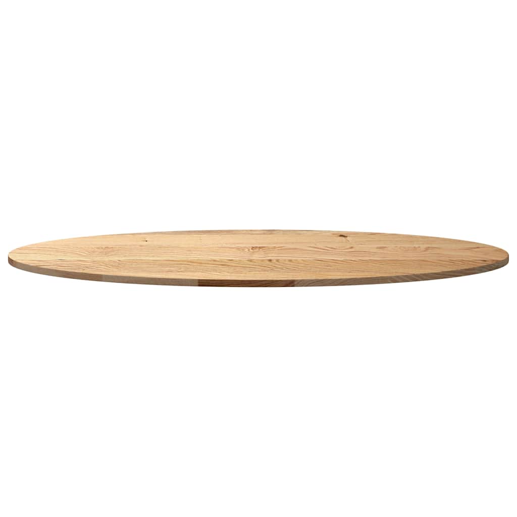 Dessus de table 140x60x2 cm bois de chêne massif ovale - XIOS