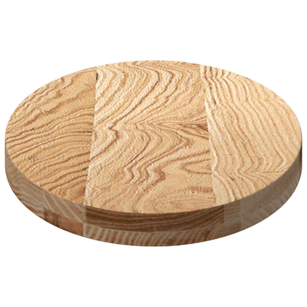 Dessus de table 80x40x4 cm bois de chêne massif ovale - XIOS