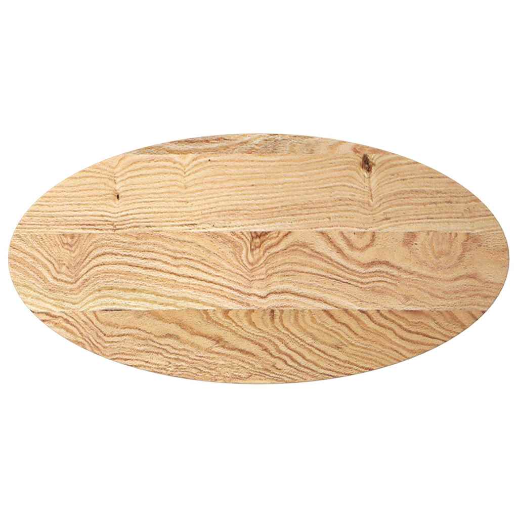 Dessus de table 100x50x4 cm bois de chêne massif ovale - XIOS