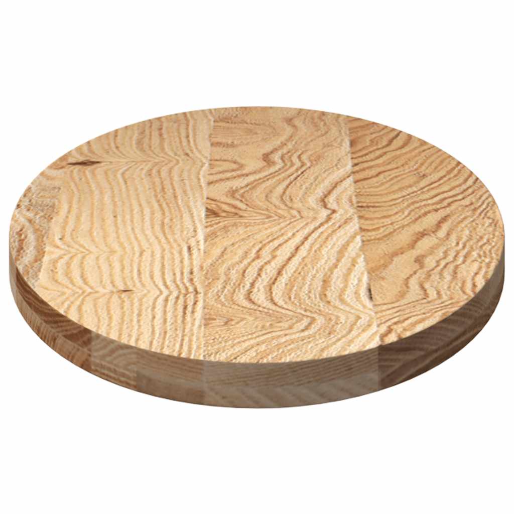 Dessus de table 100x50x4 cm bois de chêne massif ovale - XIOS