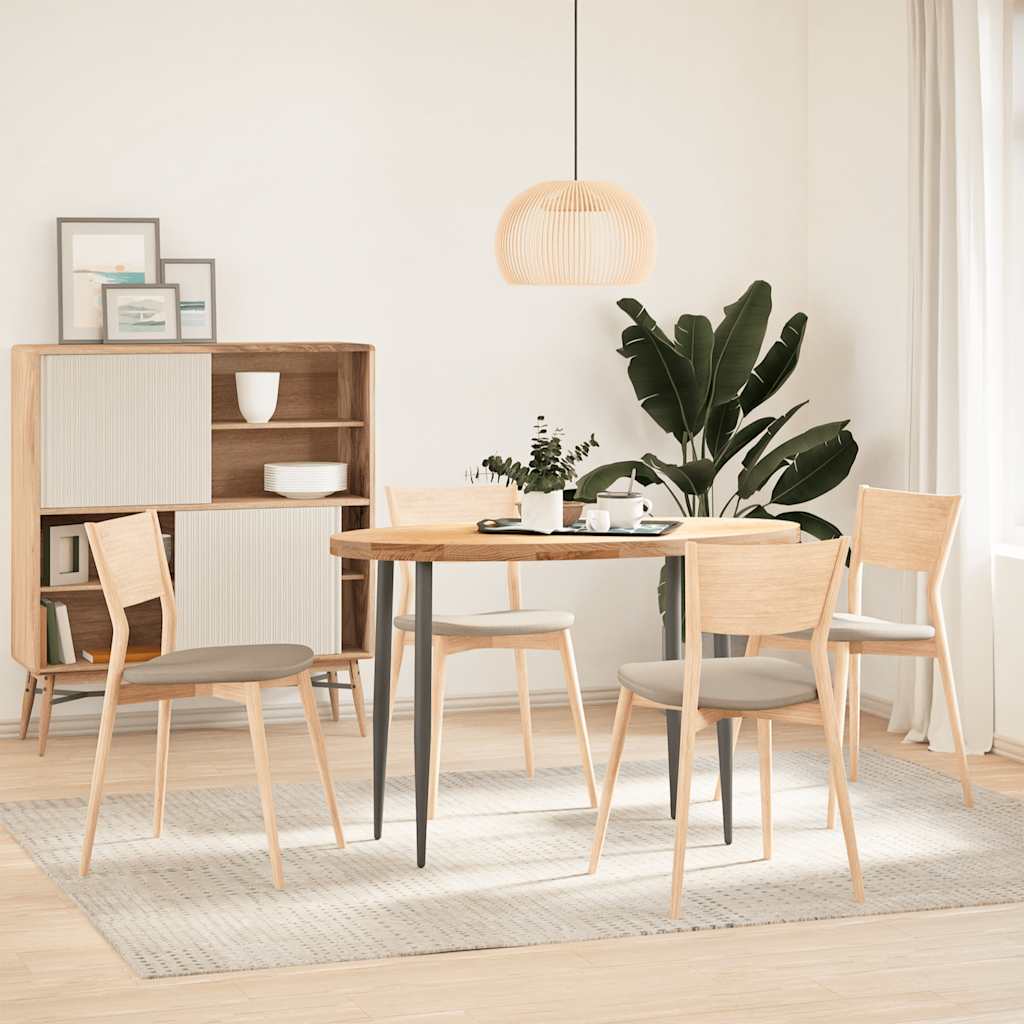 Dessus de table 120x60x4 cm bois de chêne massif ovale - XIOS