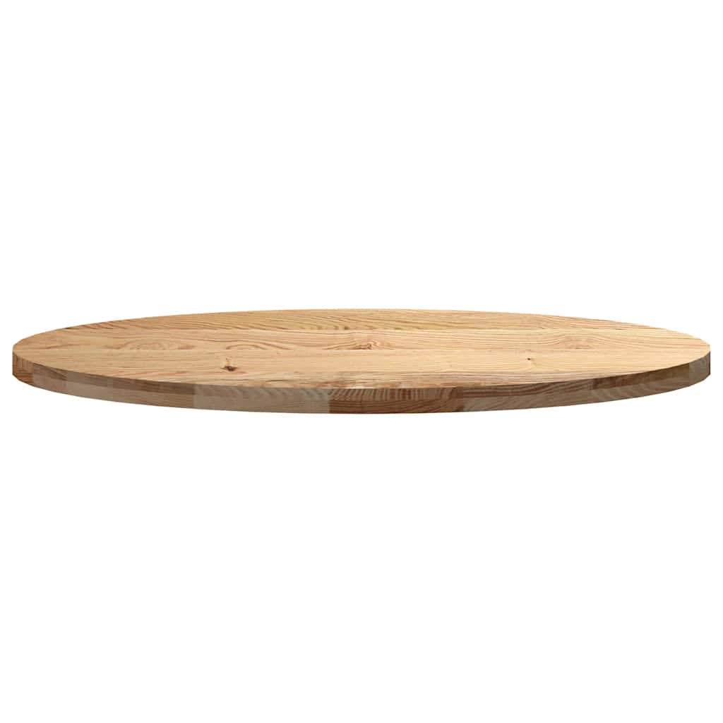 Dessus de table 120x60x4 cm bois de chêne massif ovale - XIOS