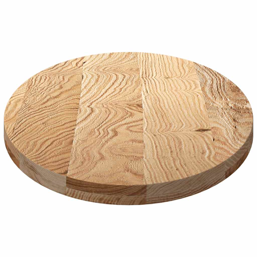 Dessus de table 120x60x4 cm bois de chêne massif ovale - XIOS