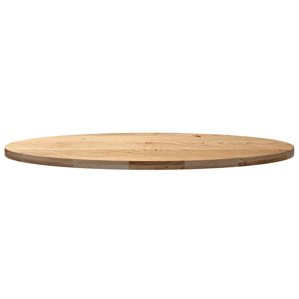 Dessus de table 140x60x4 cm bois de chêne massif ovale - XIOS