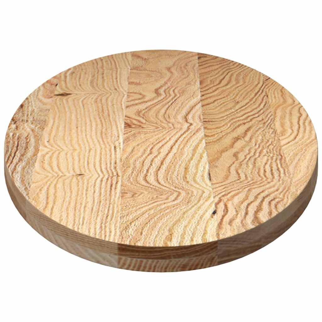 Dessus de table 140x60x4 cm bois de chêne massif ovale - XIOS