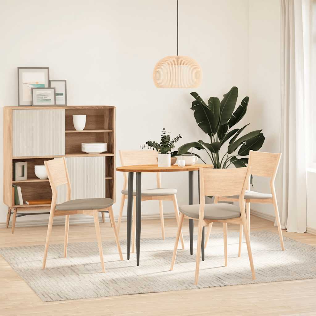 Dessus de table 80x40x2 cm bois de chêne massif ovale - XIOS