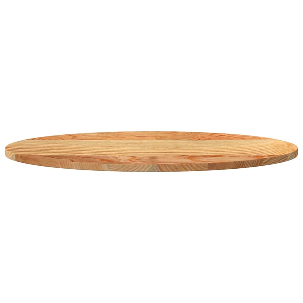 Dessus de table 80x40x2 cm bois de chêne massif ovale - XIOS