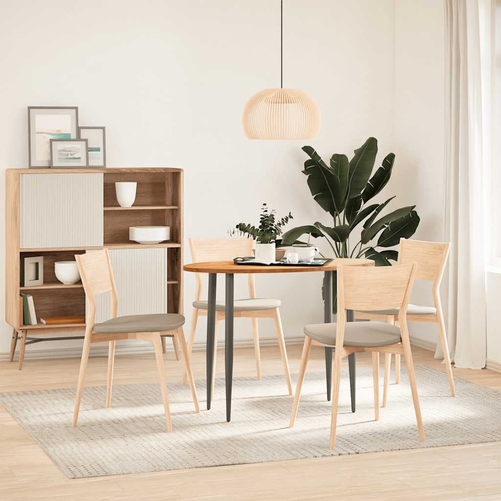 Dessus de table 100x50x2 cm bois de chêne massif ovale - XIOS