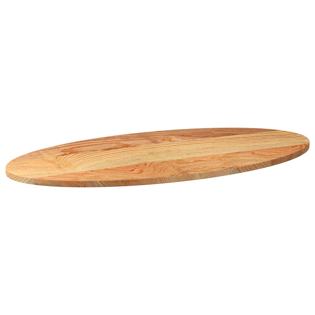 Dessus de table 100x50x2 cm bois de chêne massif ovale - XIOS