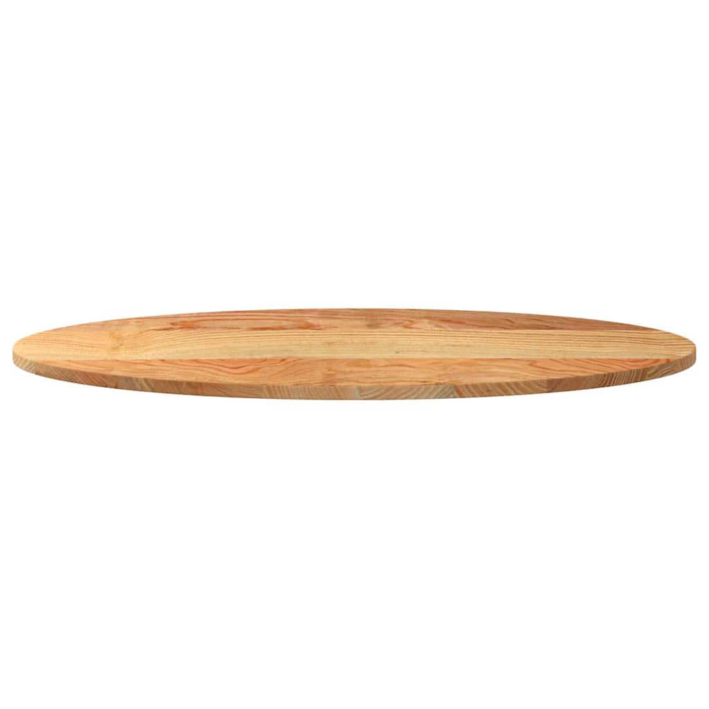 Dessus de table 100x50x2 cm bois de chêne massif ovale - XIOS