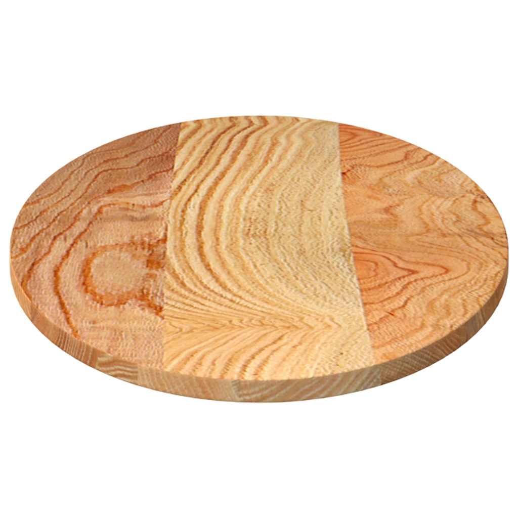 Dessus de table 100x50x2 cm bois de chêne massif ovale - XIOS