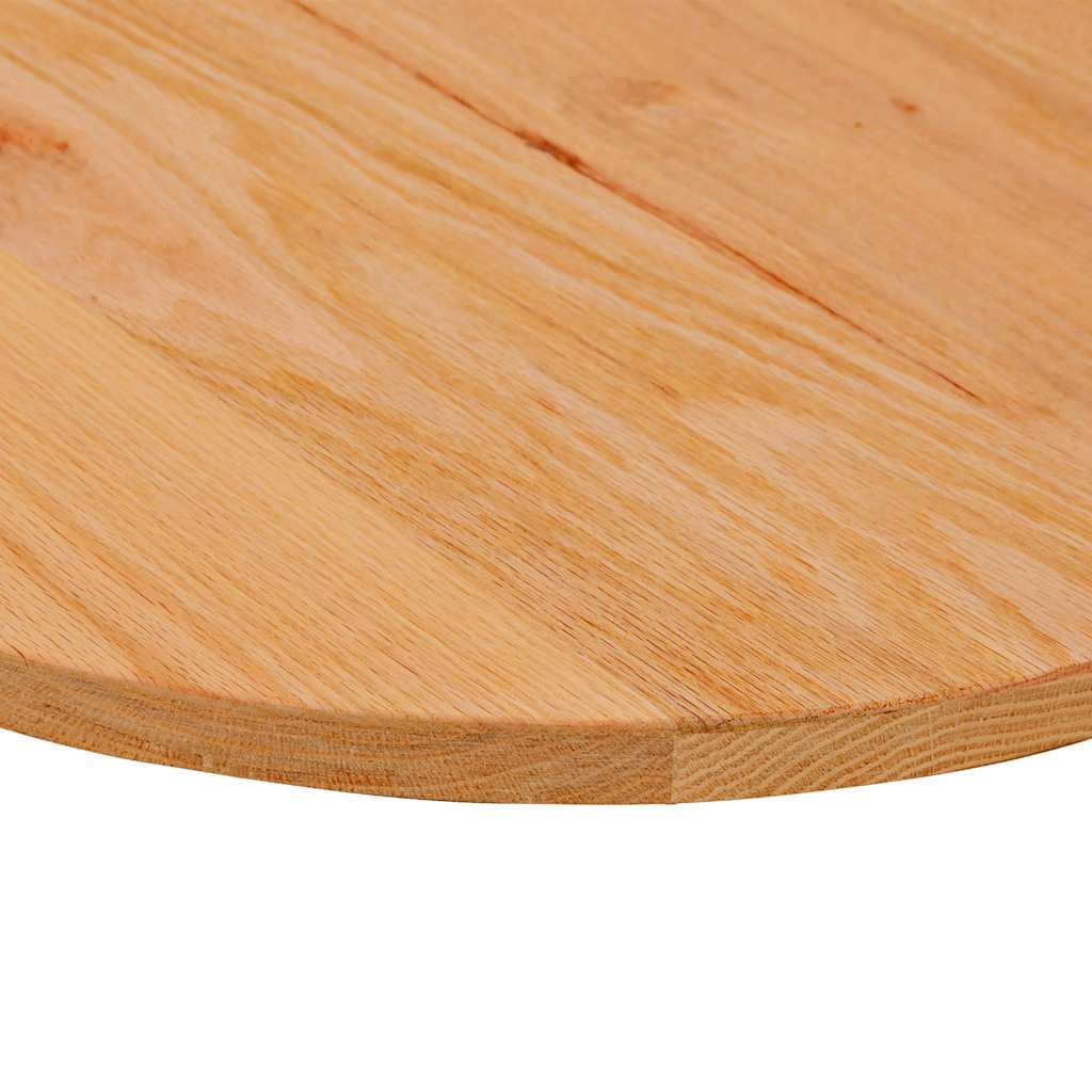 Dessus de table 100x50x2 cm bois de chêne massif ovale - XIOS