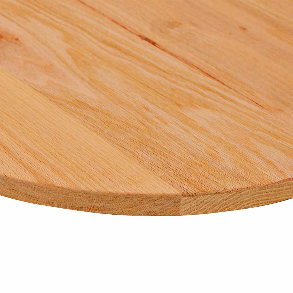 Dessus de table 100x50x2 cm bois de chêne massif ovale - XIOS