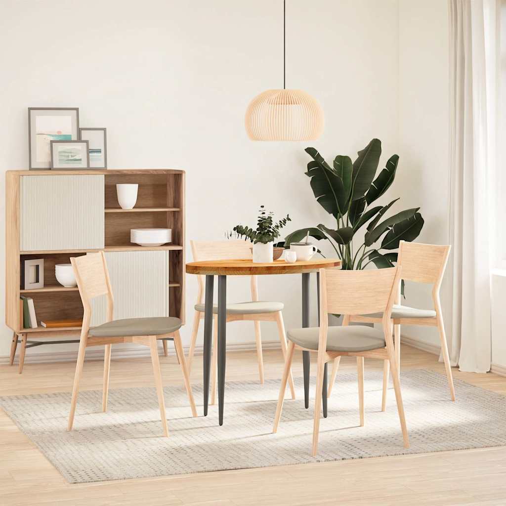 Dessus de table 80x40x4 cm bois de chêne massif ovale - XIOS