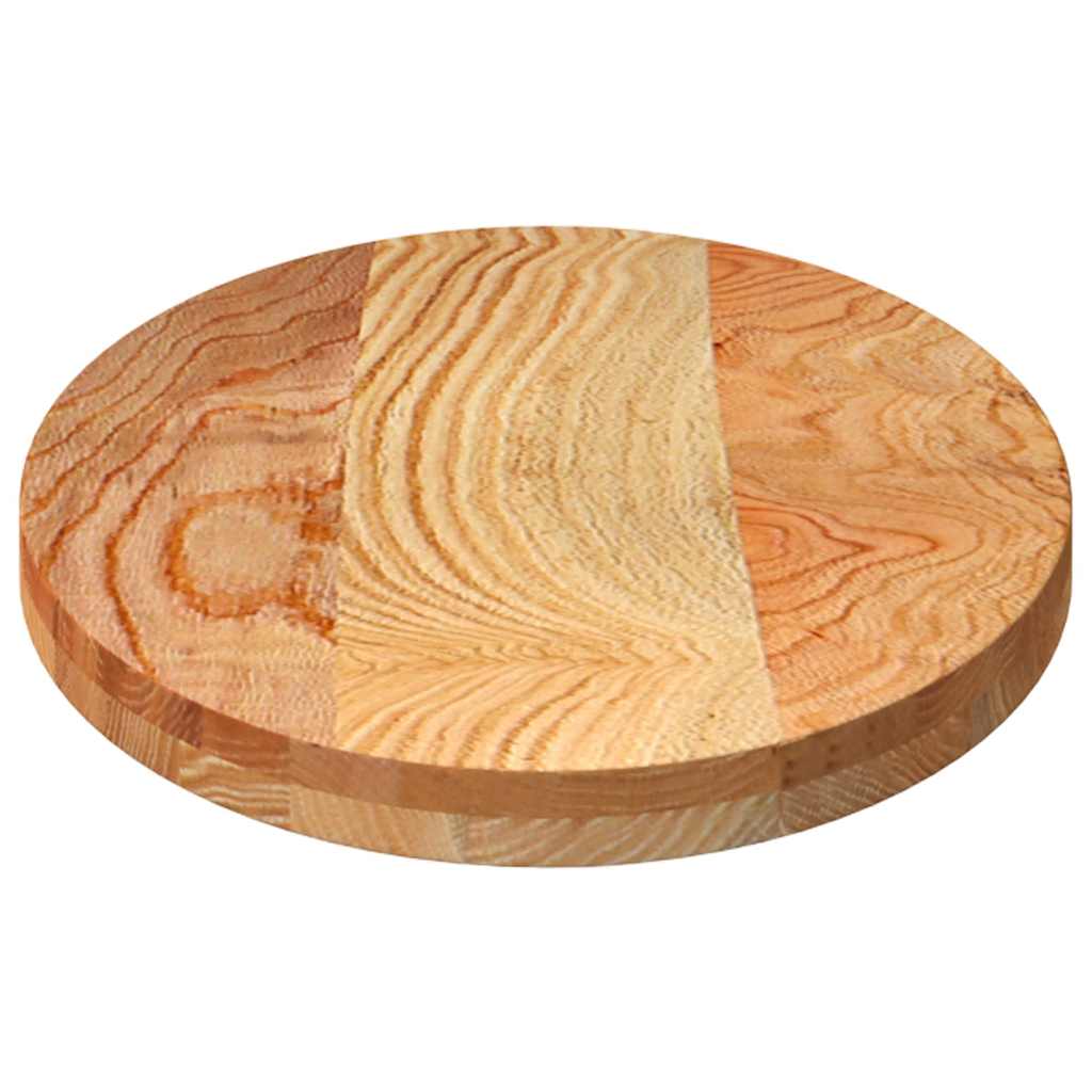 Dessus de table 100x50x4 cm bois de chêne massif ovale - XIOS