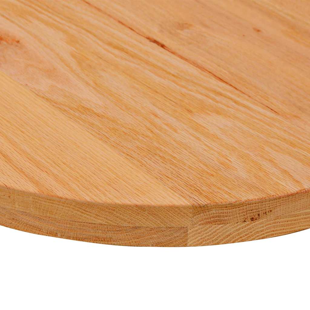 Dessus de table 100x50x4 cm bois de chêne massif ovale - XIOS