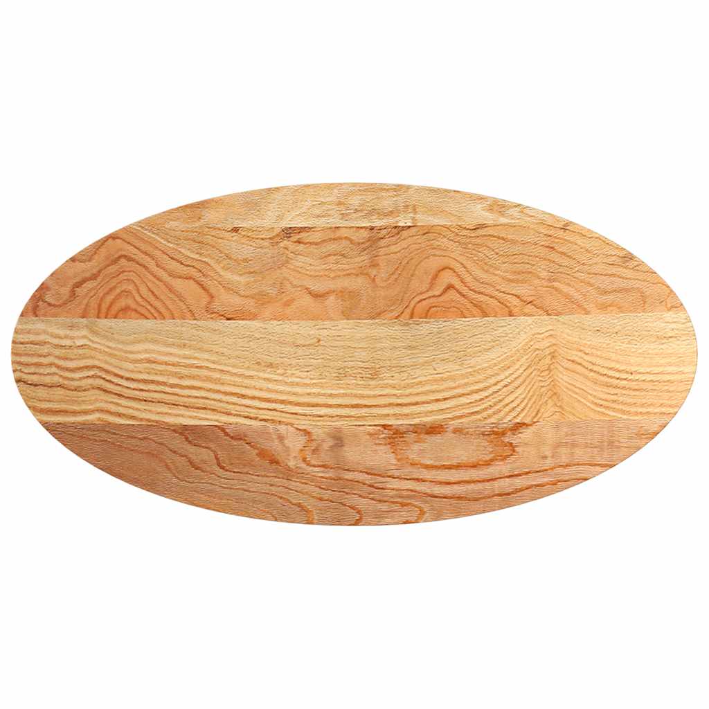Dessus de table 120x60x4 cm bois de chêne massif ovale - XIOS