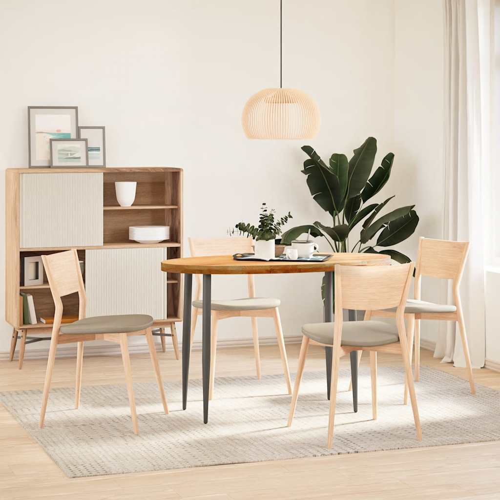 Dessus de table 120x60x4 cm bois de chêne massif ovale - XIOS