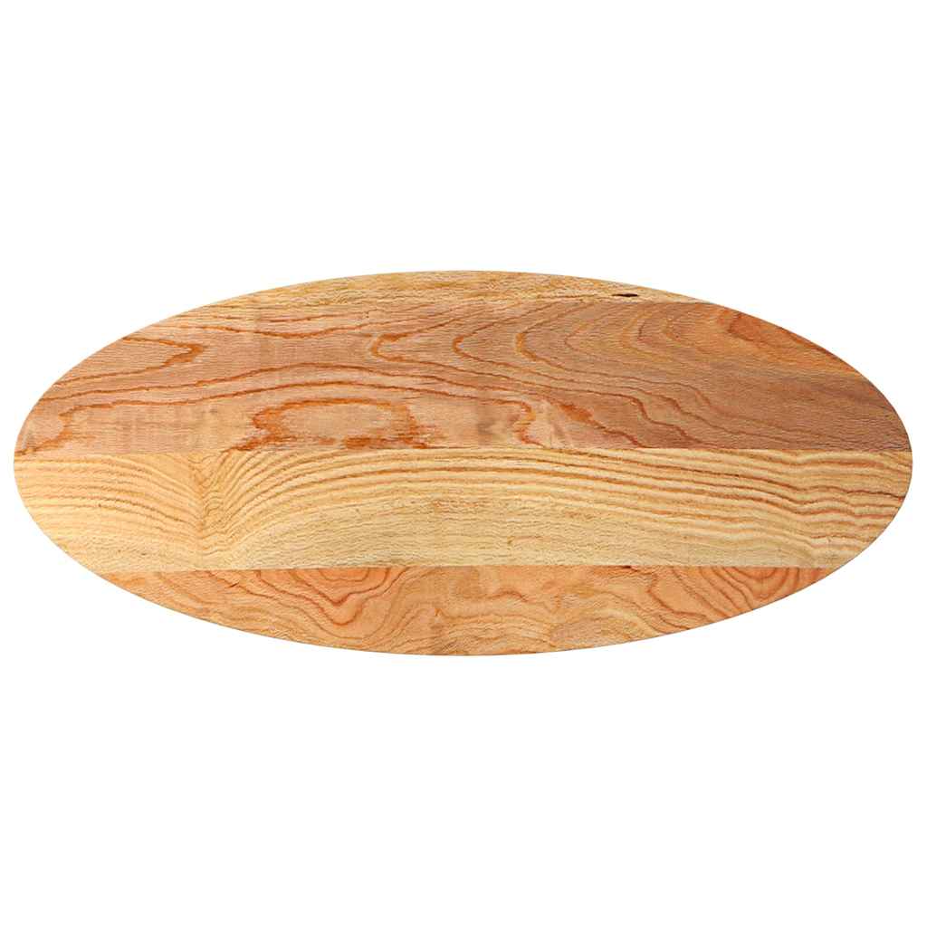 Dessus de table 140x60x4 cm bois de chêne massif ovale - XIOS