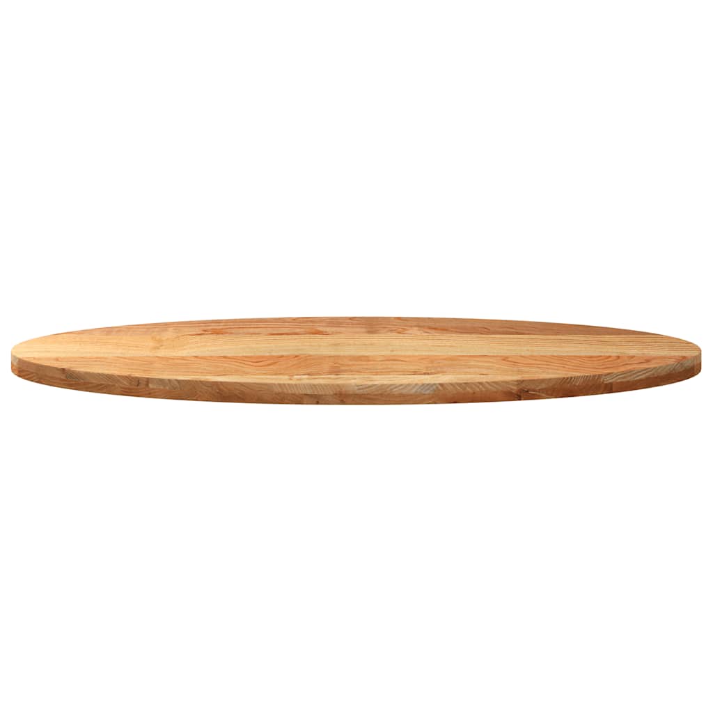 Dessus de table 140x60x4 cm bois de chêne massif ovale - XIOS