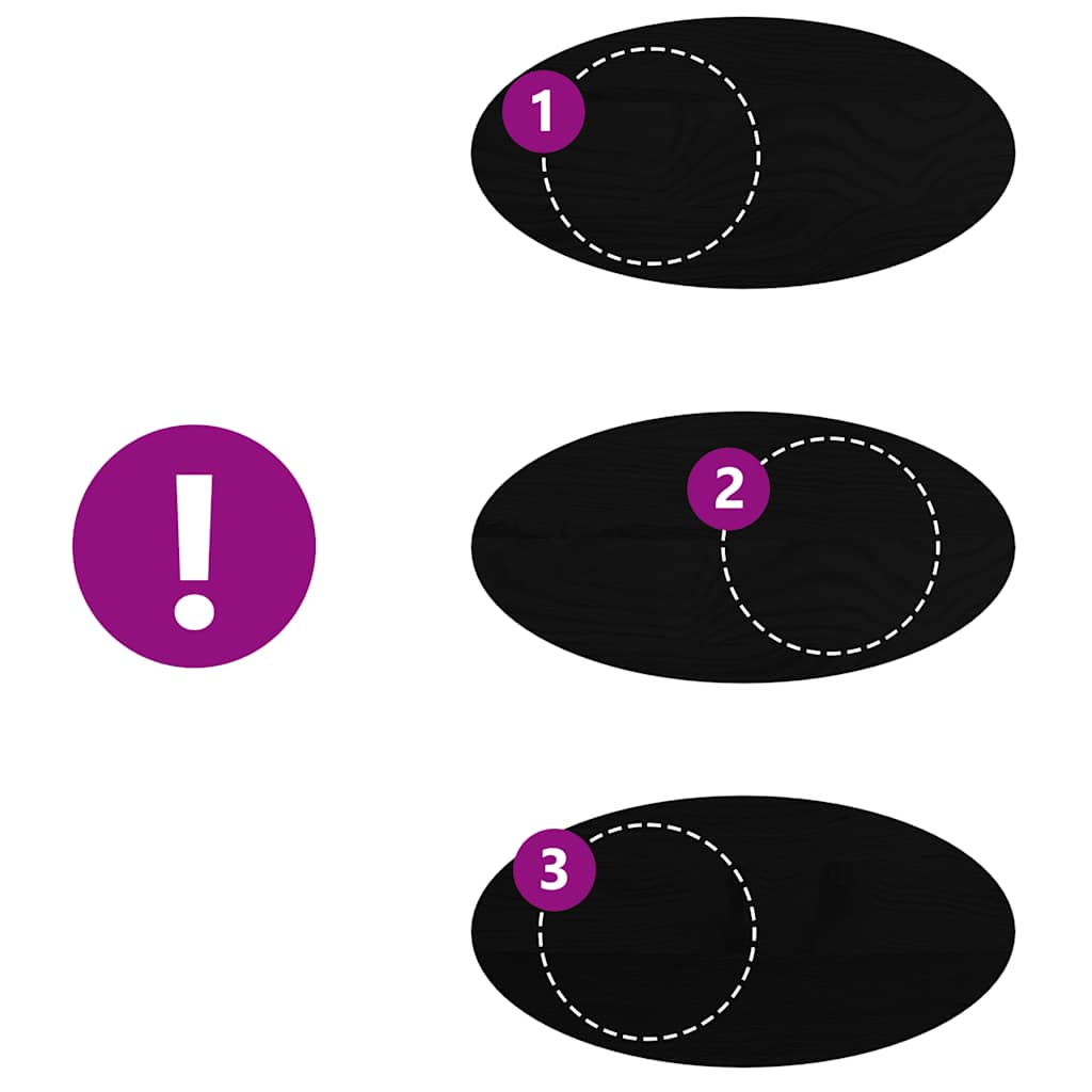 Dessus de table 80x40x2 cm bois de chêne massif ovale - XIOS