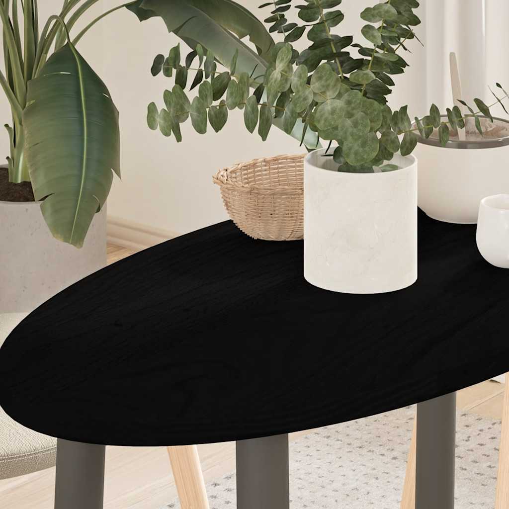 Dessus de table 80x40x2 cm bois de chêne massif ovale - XIOS