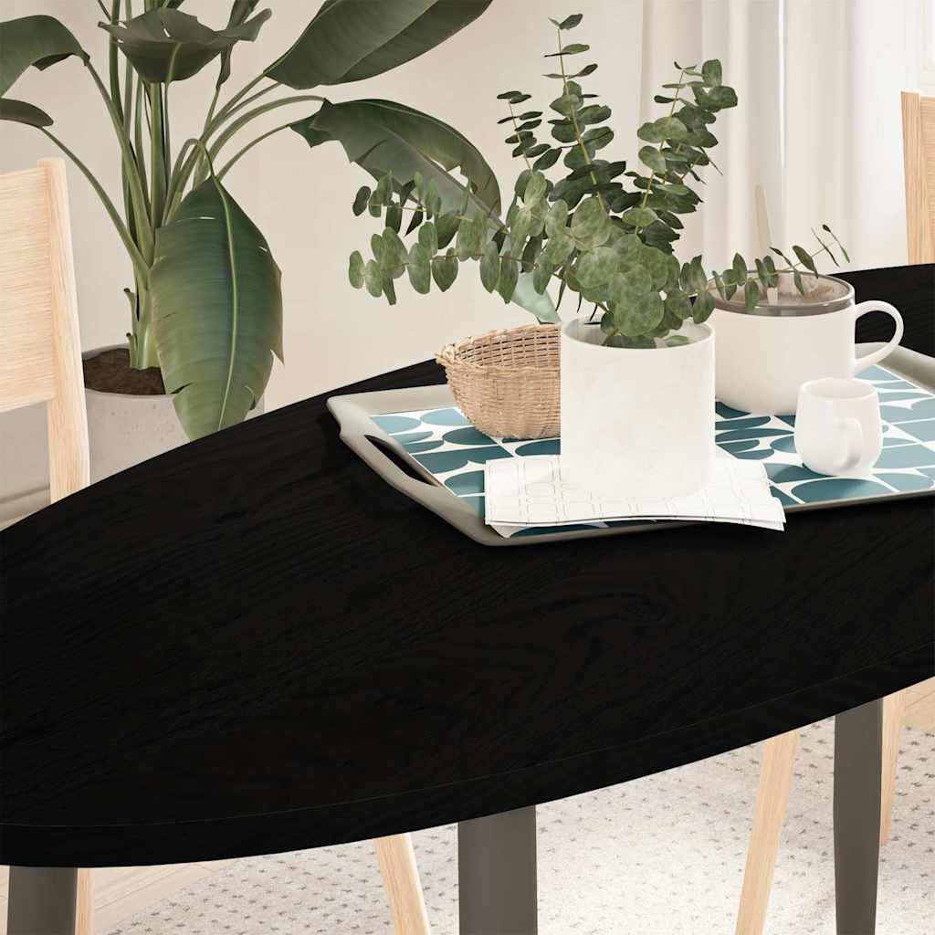 Dessus de table 140x60x2 cm bois de chêne massif ovale - XIOS