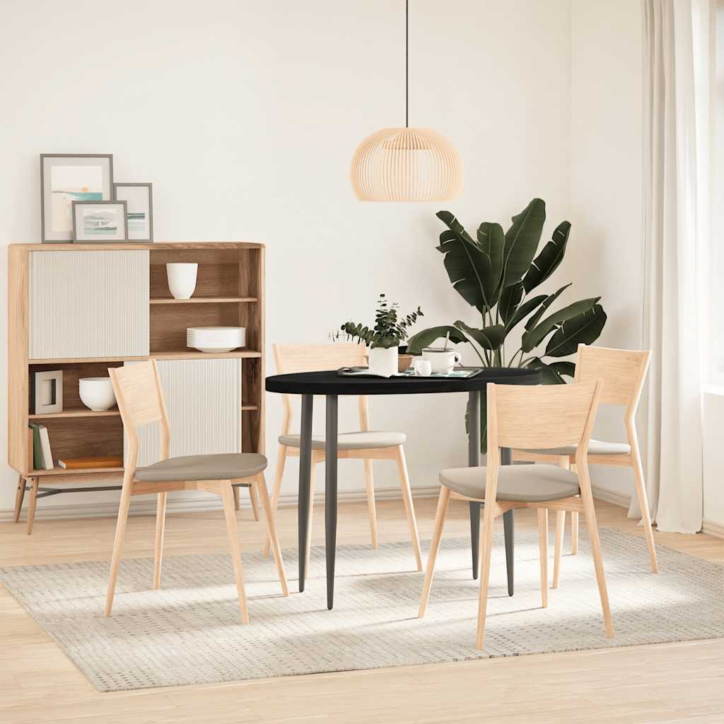 Dessus de table marron foncé 100x50x4cm bois chêne massif ovale - XIOS
