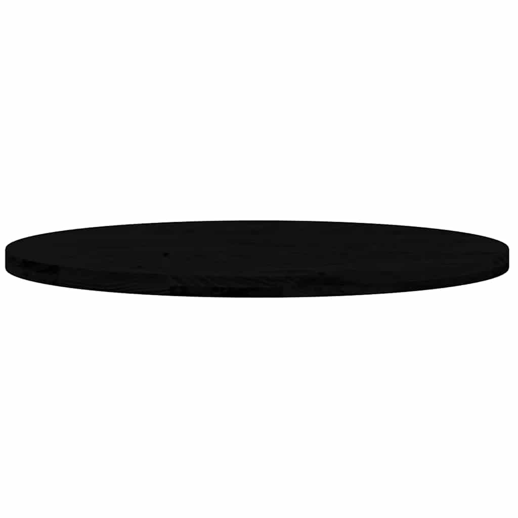 Dessus de table marron foncé 100x50x4cm bois chêne massif ovale - XIOS