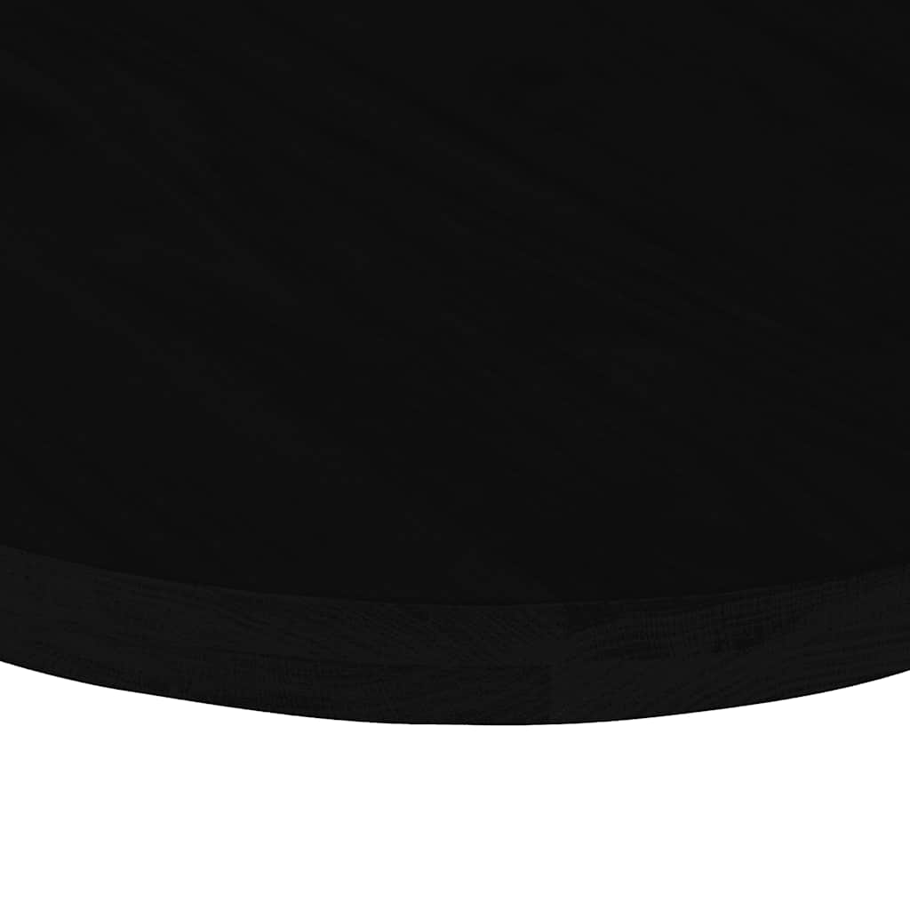 Dessus de table marron foncé 100x50x4cm bois chêne massif ovale - XIOS