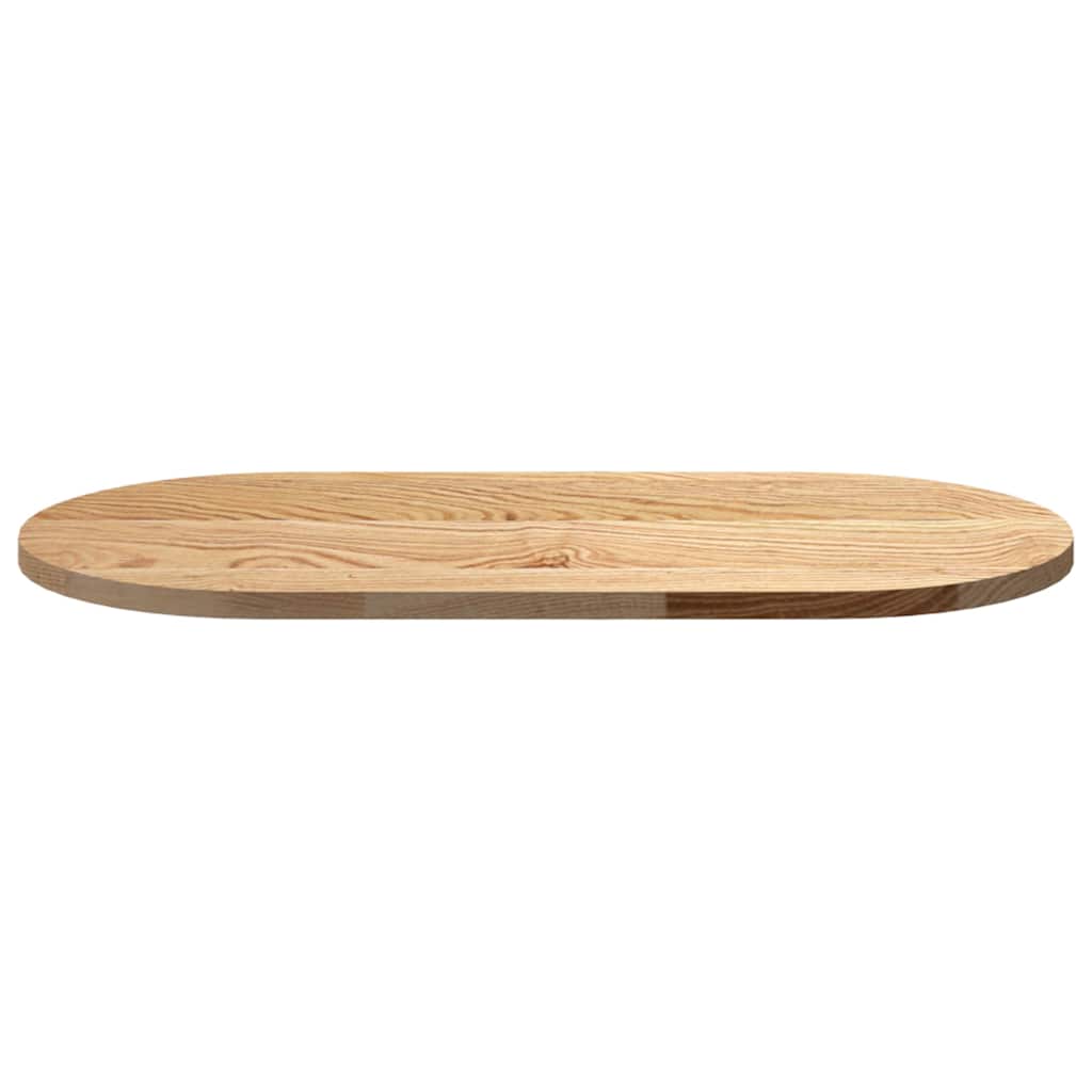 Dessus de table 80x40x2 cm bois de chêne massif ovale - XIOS