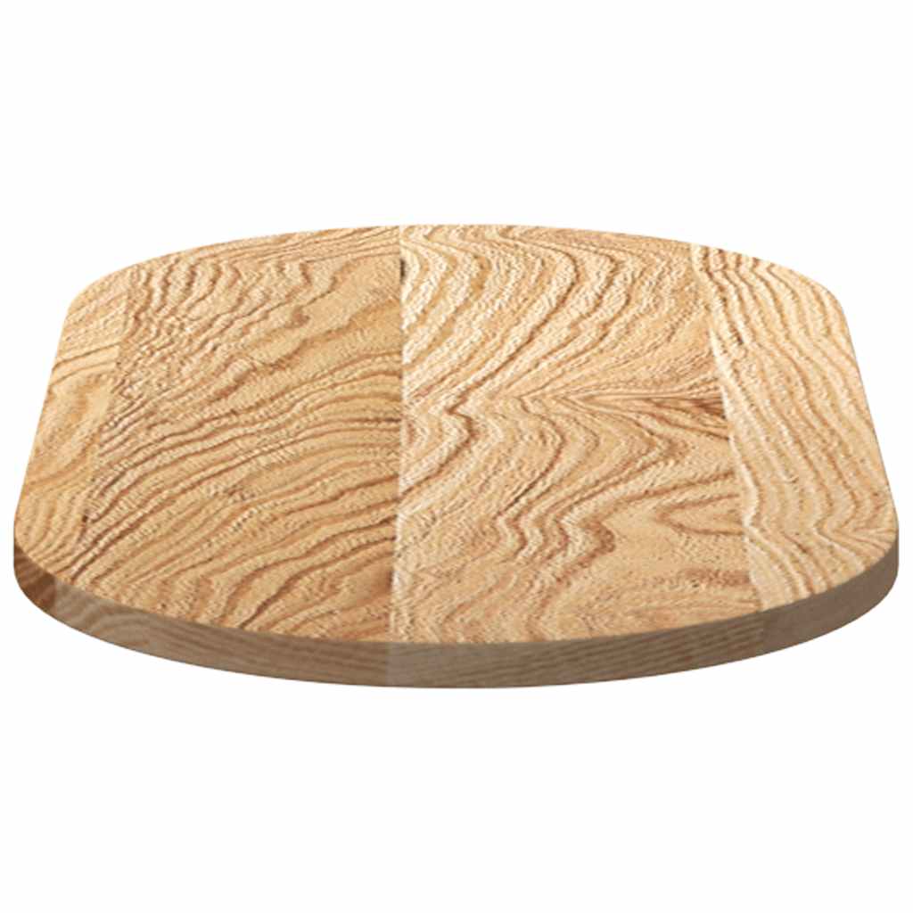 Dessus de table 80x40x2 cm bois de chêne massif ovale - XIOS