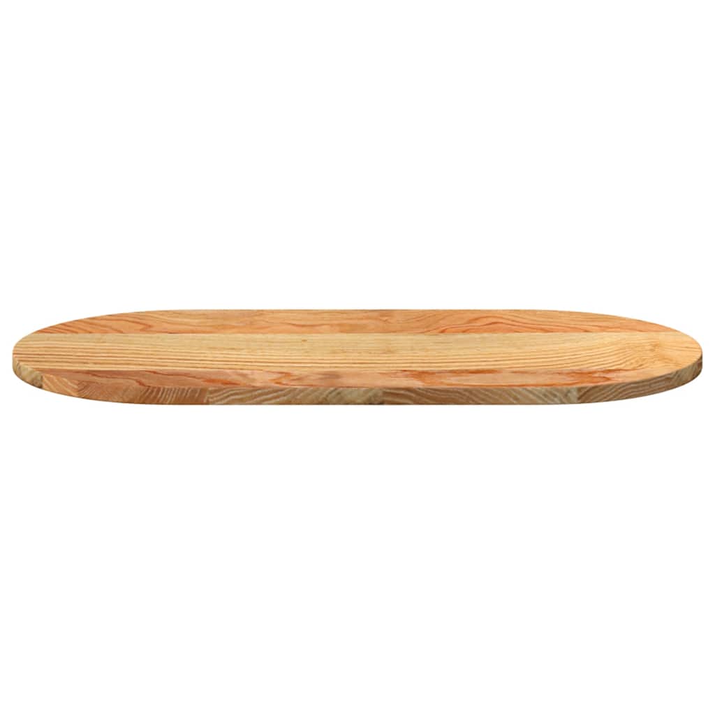 Dessus de table 80x40x2 cm bois de chêne massif ovale - XIOS