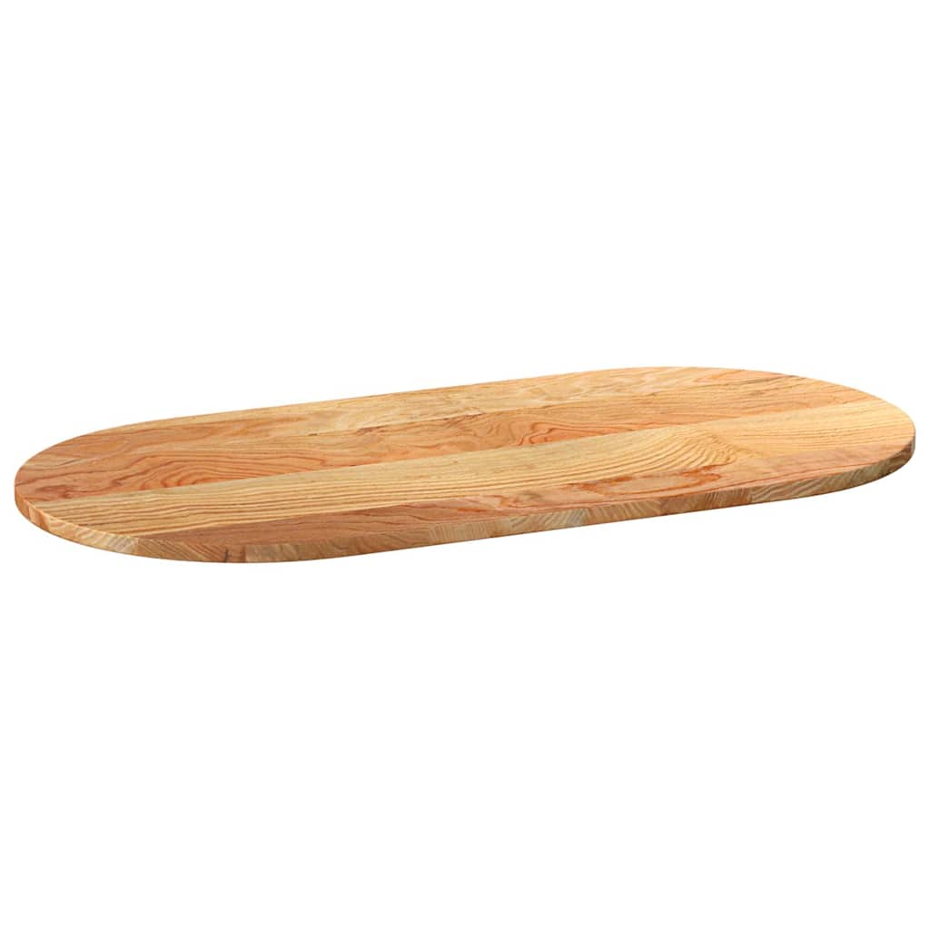 Dessus de table 100x50x2 cm bois de chêne massif ovale - XIOS
